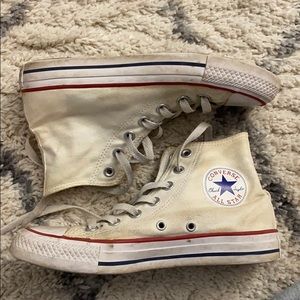 White High Top Converse All Star